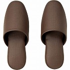 洗えるビニールスリッパ　ブラウン　３０足入