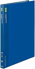 クリヤーブックＫ２　固定式Ａ４縦２０Ｐ青１０冊