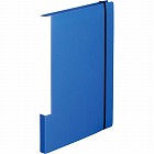 クリヤーブックマチポケット付　Ａ４縦２０Ｐ青×１０