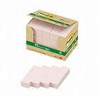ポストイット　再生紙見出し５０×１５　ピンク２５冊