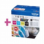 純正インク　ＬＣ１１９ＢＫ＋１１９／１１５‐４ＰＫ
