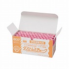 ダストレス学校用蛍光チョーク　赤　７２本