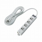 ＯＡタップ　３Ｐ　雷　二重構造　４個口　３ｍ