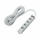 ＯＡタップ　３Ｐ　雷　二重構造　４個口　５ｍ