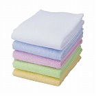 カラーフェイスタオル　５色アソート×５パック
