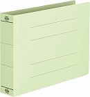 フラットファイル厚とじ５００　Ａ４Ｅ　グリーン１冊