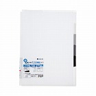 スーパーハードホルダー５山透明・マチ付白　５冊