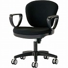 ＭＢチェア　肘付　ＢＫシェル　ブラック