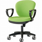 ＭＢチェア　肘付　ＢＫシェル　グリーン