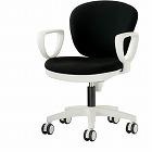 ＭＢチェア　肘付　ＷＨシェル　ブラック