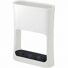 オーバル　傘立て　ホワイト