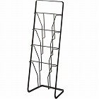 タワー　マガジンスタンド　４段　ブラック