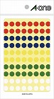 カラーラベル　丸型　９ｍｍ　アソートタイプ８８０片