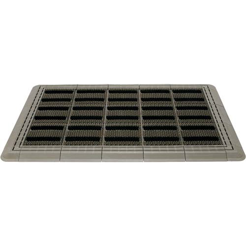 エバックブラシハードマット 450×750 グレー