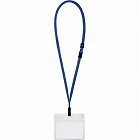 ソフト吊り下げ名札（特大サイズ防水）　青　１０個