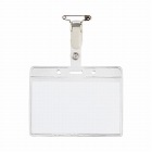 クリップ式名札（名刺サイズチャックなし）１０個