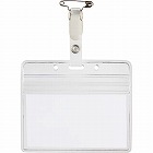 クリップ式名札（名刺サイズ防水）５０個