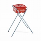 折りたたみ式吸殻入れ　スタンド