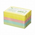 強粘着ふせん　７５×２５　パステル４色　１０冊