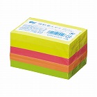 強粘着ふせん　７５×２５　ネオン４色　１０冊