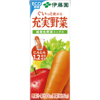 充実野菜　緑黄色野菜ミックス　２００ｍｌ　２４本