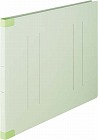 フラットファイル背補強タイプＡ３横　グリーン１０冊