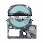 テプラＰＲＯテープ　はがせる　白ラベル黒字　６ｍｍ