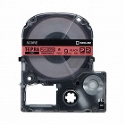 テプラＰＲＯテープ　はがせる　赤ラベル黒字　９ｍｍ