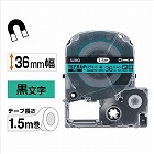 テプラ　ＰＲＯテープ　マグネット緑色３６ｍｍ黒文字