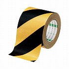 布テープ　トラ　黄／黒　幅１００ｍｍ　１巻