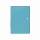 ソフトリングノート　セミＢ５　ドットＢ罫４０枚水色