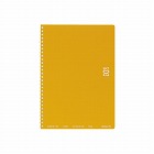 ソフトリングノート　セミＢ５ドットＢ罫　４０枚　橙