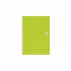 ソフトリングノート　Ａ５　ドットＢ罫５０枚　黄緑