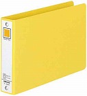 リングファイル　Ｂ６横　２２０枚収納　２穴黄１０冊