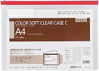 カラーソフトクリヤーケースＣ　Ｓ型軟質Ａ４赤×２０