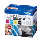 純正インク大容量　ＬＣ１１９／１１５‐４ＰＫ　２Ｐ