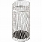 ラウンドメッシュ傘立て　シルバー