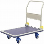 横にも動かせる４輪自在スチール台車３００ｋｇ　３台