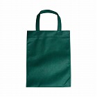 不織布Ａ４手提げバッグ　ダークグリーン　１０枚