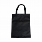 不織布Ａ４手提げバッグ　ブラック　１０枚