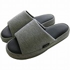 低反発スリッパ　グレー　Ｍ　５足入