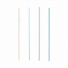 ストライプストロー　４色アソート　裸５００本入×５