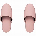 抗菌レザー調ビニールスリッパ　子供用　ピンク