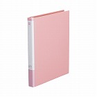 リングファイル３０穴　背幅２６ｍｍＡ４縦　桃×１０