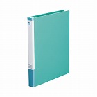 リングファイル３０穴　背幅２６ｍｍＡ４縦　緑×５