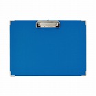 貼り表紙クリップボード　Ａ４横ブルー１０枚