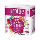 スコッティフラワーパックＷ７５ｍ　４ロール×１２Ｐ