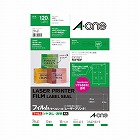 フィルムラベル　透明ツヤ消し　ＬＢＰ　１２面１０枚