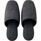 モノトーンスリッパ　ダークグレー　５足入