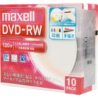 ＤＶＤ‐ＲＷ録画用　２倍速　ＩＪ対応　１０枚Ｐ